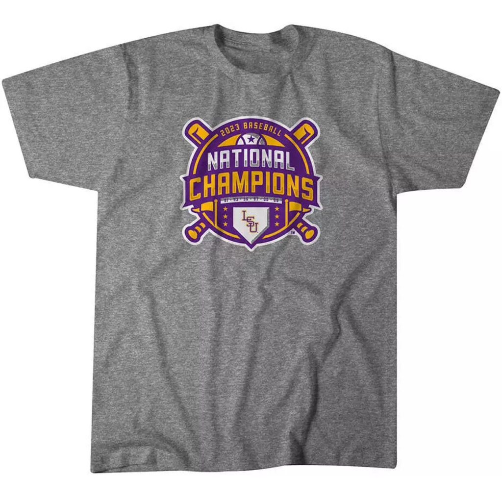 Lsu 2023 Lsu Baseball National Championship Logo 5xl Shirt